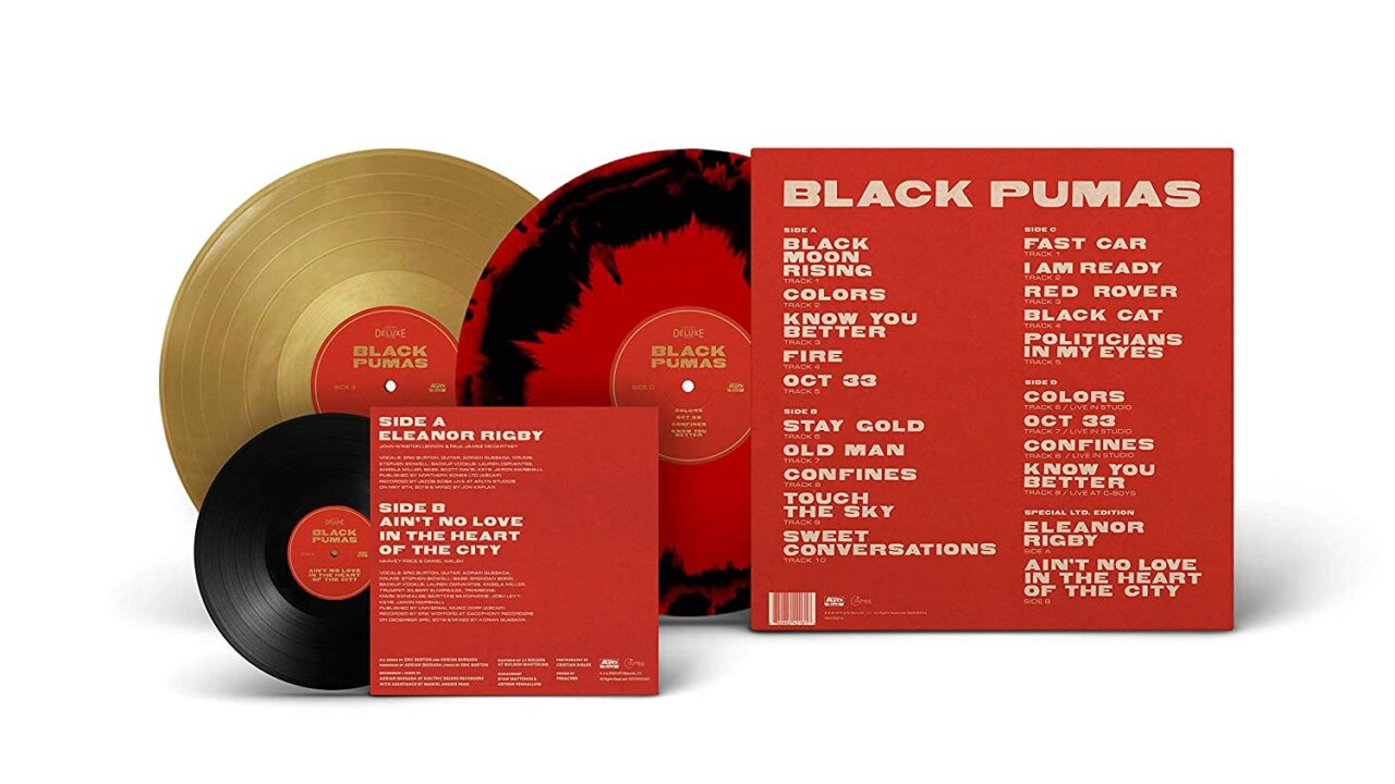 Tejido Circunstancias imprevistas Sí misma BLACK PUMAS : DELUXE /GOLD/BLACK/RED - Harrisons Records