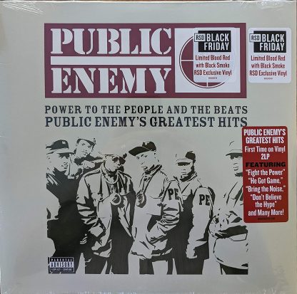 PUBLIC ENEMY : POWER TO THE PEOPLE AND THE BEATS (GREATEST HITS 2LP) RSD