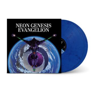 VINILO NEON GENESIS EVANGELION (2LP) TRANSLUCENT BLUE WITH BLACK SMOKE