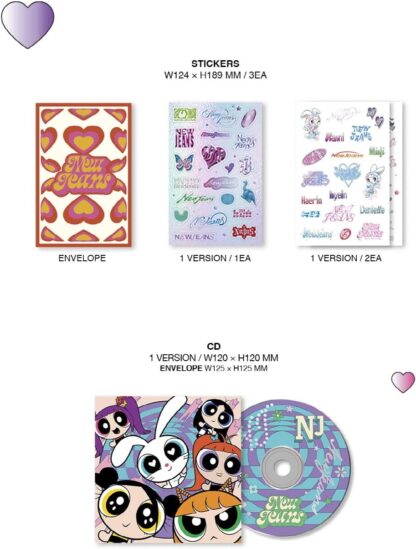 NEWJEANS / GET UP (THE POWERPUFF GIRLS X NJ BOX VER. A) K-POP - Imagen 2