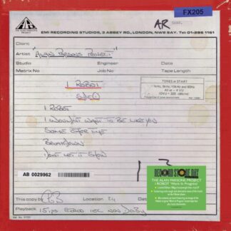 THE ALAN PARSONS PROJECT I Robot (Work In Progress) (RSD2025)