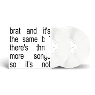 VINILO CHARLI XCX : BRAT AND IT’S THE SAME BUT THERE’S THREE MORE SONGS SO IT’S NOT (2LP WHITE VINYL)
