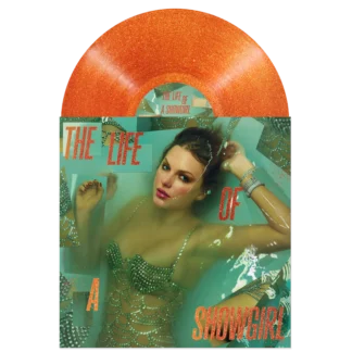 VINILO TAYLOR SWIFT – THE LIFE OF A SHOWGIRL (EDICIÓN PORTOFINO ORANGE GLITTER)