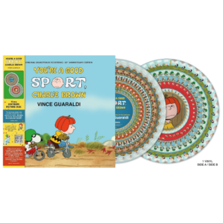 VINCE GUARALDI : YOU'RE A GOOD SPORT, CHARLIE BROWN (45 RPM/ZOETROPE VINYL)